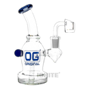 OG Orginal Glass OG374 Rig with Banger - BLUE