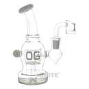 OG Orginal Glass OG374 Rig with Banger - WHITE