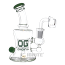 OG Orginal Glass OG375 Rig with Banger - GREEN