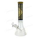 OG Original Glass Color Pattern Beaker OG519 - BLACK