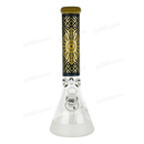 OG Original Glass Color Pattern Beaker OG519 - BLACK