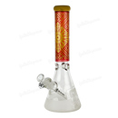 OG Original Glass Color Pattern Beaker OG519 - RED