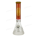 OG Original Glass Color Pattern Beaker OG519 - RED