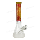 OG Original Glass Color Pattern Beaker OG519 - RED