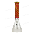 OG Original Glass Color Pattern Beaker OG519 - RED