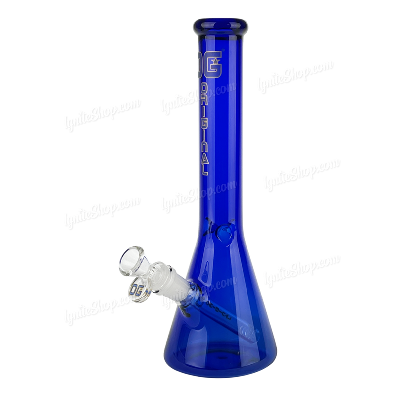 OG Original Glass Colorful Beaker 12inches OG527 - BLUE