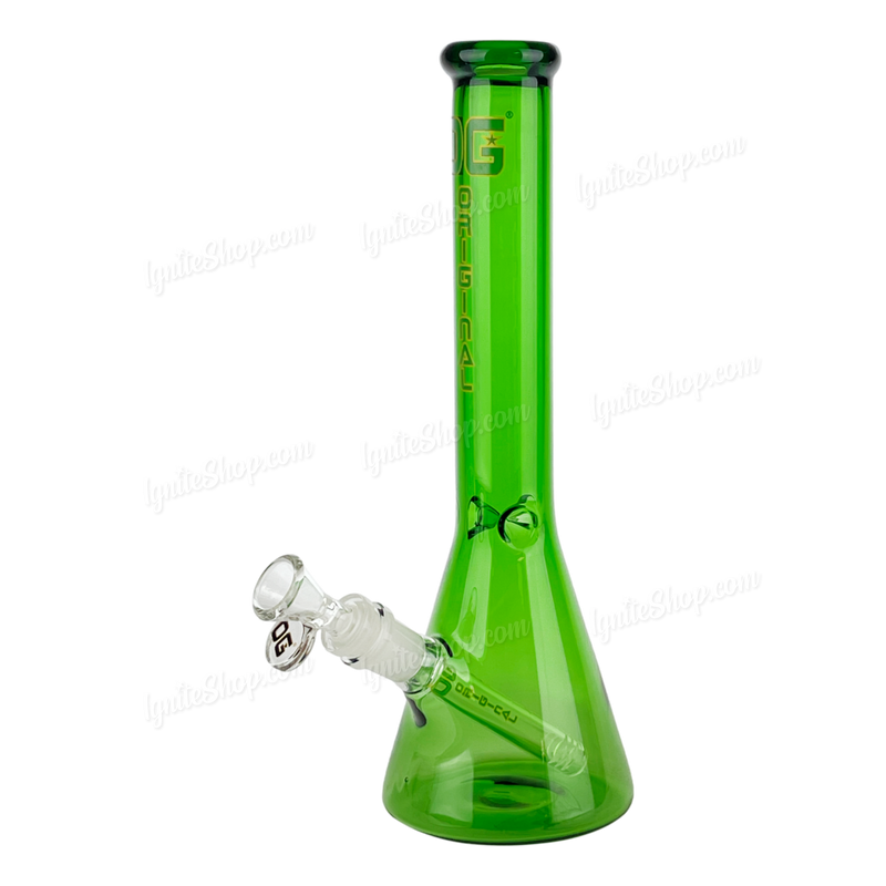 OG Original Glass Colorful Beaker 12inches - GREEN