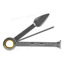 OG Original Glass Heavy Wall 2Way Beaker with Gift Box 8inches OG610 - BLACK