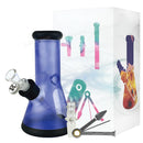 OG Original Glass Heavy Wall 2Way Beaker with Gift Box 8inches OG610 - BLUE