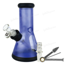 OG Original Glass Heavy Wall 2Way Beaker with Gift Box 8inches OG610 - BLUE