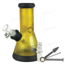 OG Original Glass Heavy Wall 2Way Beaker with Gift Box 8inches OG610 - YELLOW