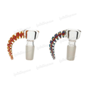 Built in screen Horn Handle Bowl 14mm ST005 - 2Colors