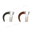 Built in screen Horn Handle Bowl 14mm ST007 - 2Colors