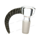 Built in screen Horn Handle Bowl 14mm ST007 - 2Colors