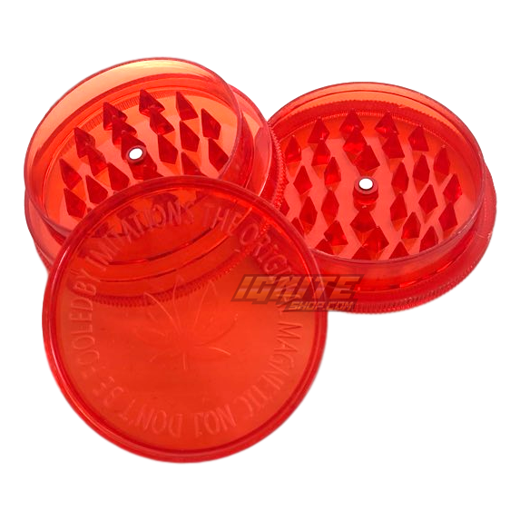 3Parts Acrylic Grinder 60mm RED