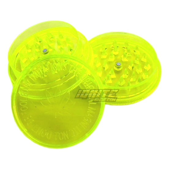 3Parts Acrylic Grinder 60mm YELLOW
