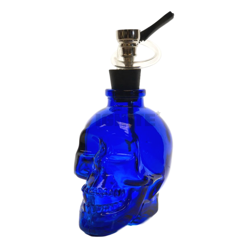 Skull Head Mini Hookah - BLUE
