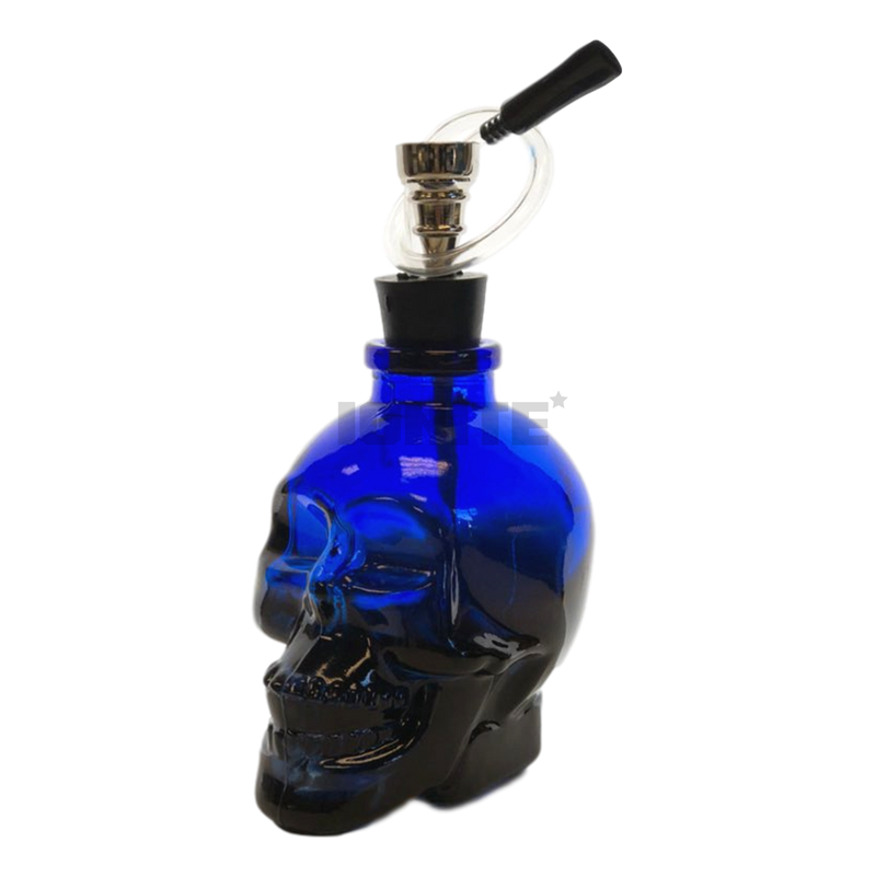 Skull Head Mini Hookah - GRADATION BLUE