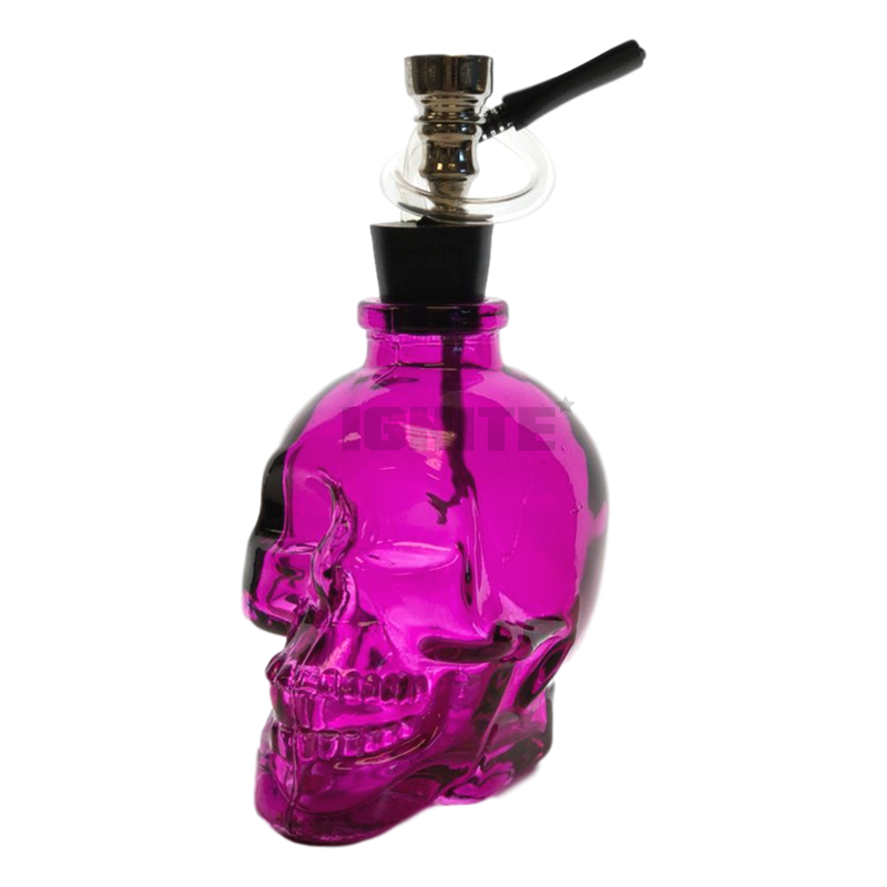 Skull Head Mini Hookah - PURPLE