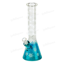 Snowflake Pattern Color Beaker 14inches WF65 - BLUE