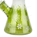 Snowflake Pattern Color Beaker 14inches WF65 - GREEN