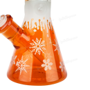 Snowflake Pattern Color Beaker 14inches WF65 - ORANGE
