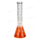 Snowflake Pattern Color Beaker 14inches WF65 - ORANGE