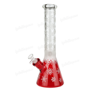 Snowflake Pattern Color Beaker 14inches WF65 - RED