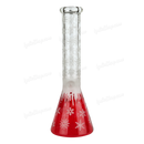 Snowflake Pattern Color Beaker 14inches WF65 - RED