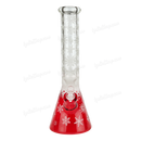 Snowflake Pattern Color Beaker 14inches WF65 - RED